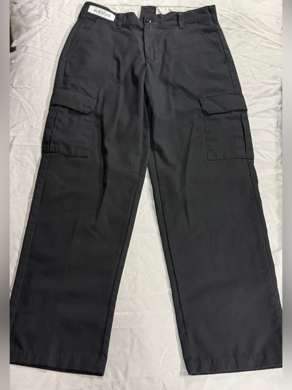 Red Kap PT88BK Men’s Black Cargo Pants 32x32 Workwear Utility Work Snap Pockets